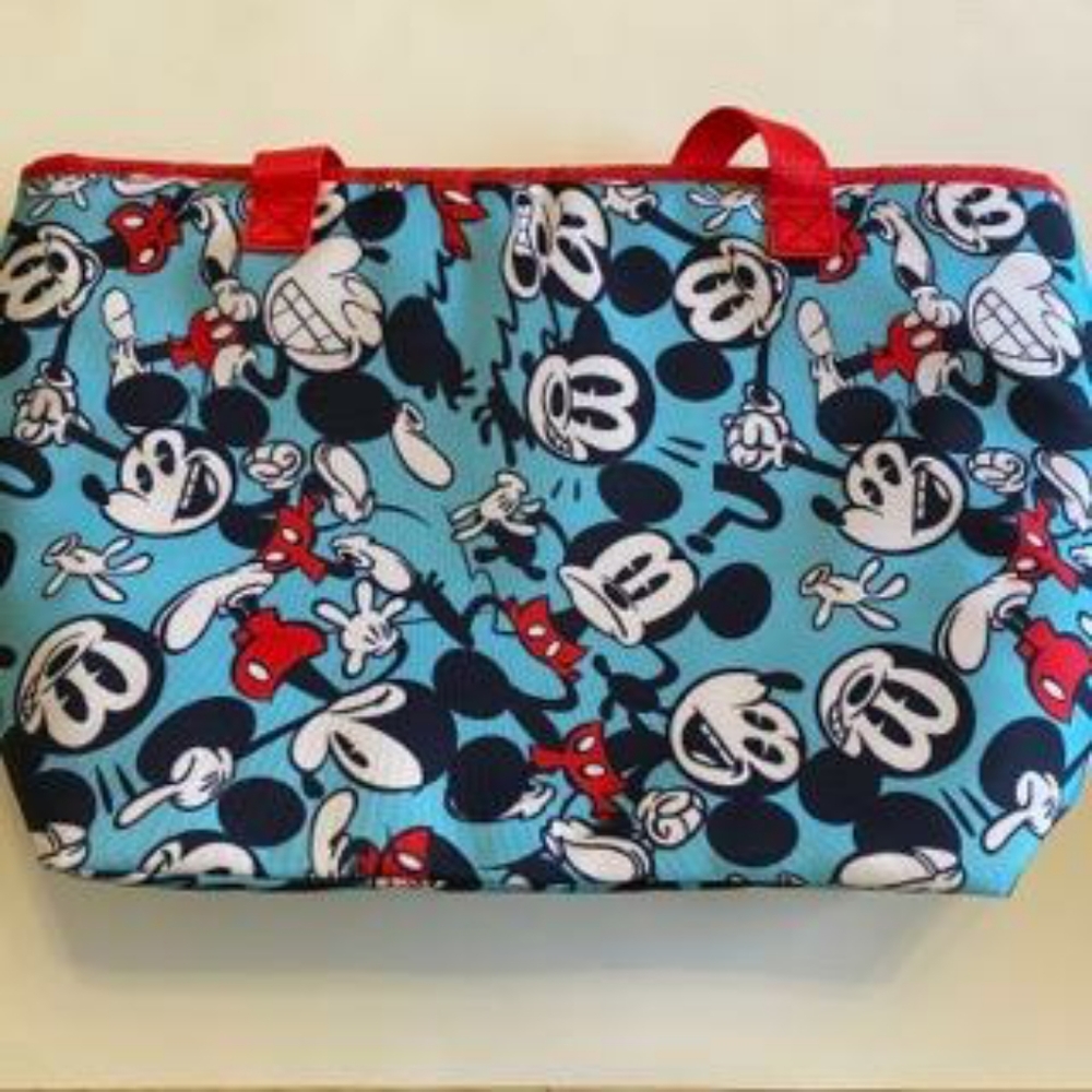 Disney Micky Large canvas insulated tote bag
